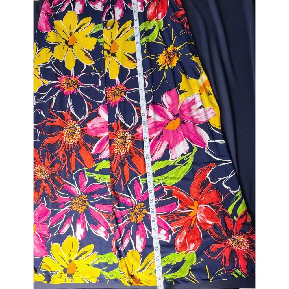 Pre-loved MSK Sleeveless Tropical Floral V-Neck Maxi Dress. Size-Medium - Picture 8 of 10